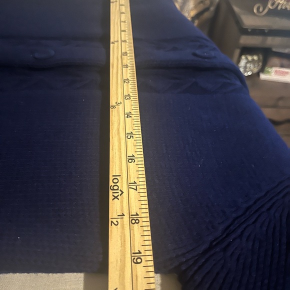 RARE VINTAGE DORSET BUTTON FRONT CARDIGAN WOMANS NAVY SZ M - Picture 12 of 16